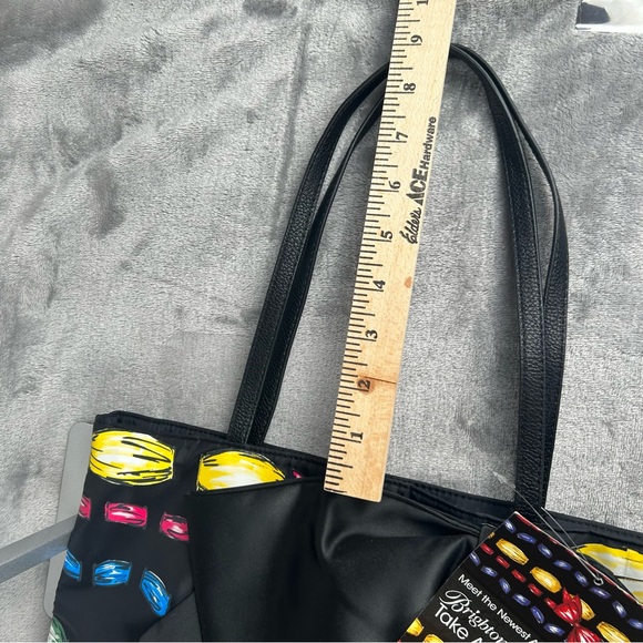 BRIGHTON Take A Beau Bow Tote Bag New With Tags Black Tote Bag/Purse/Handbag - Picture 6 of 9